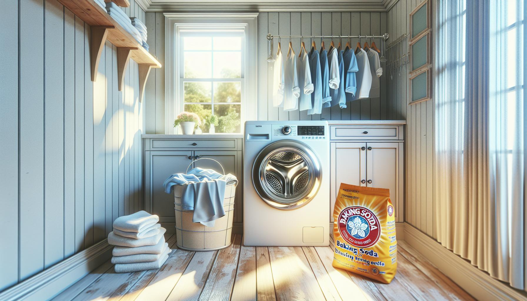 can you use baking soda to wash clothes